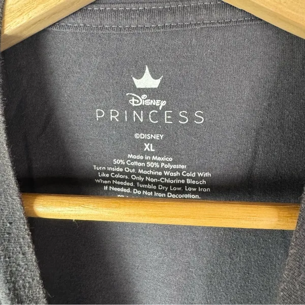 Disney Dark Gray‎ Colorful Princess Crewneck Short Sleeve T-Shirt XL - Image 4
