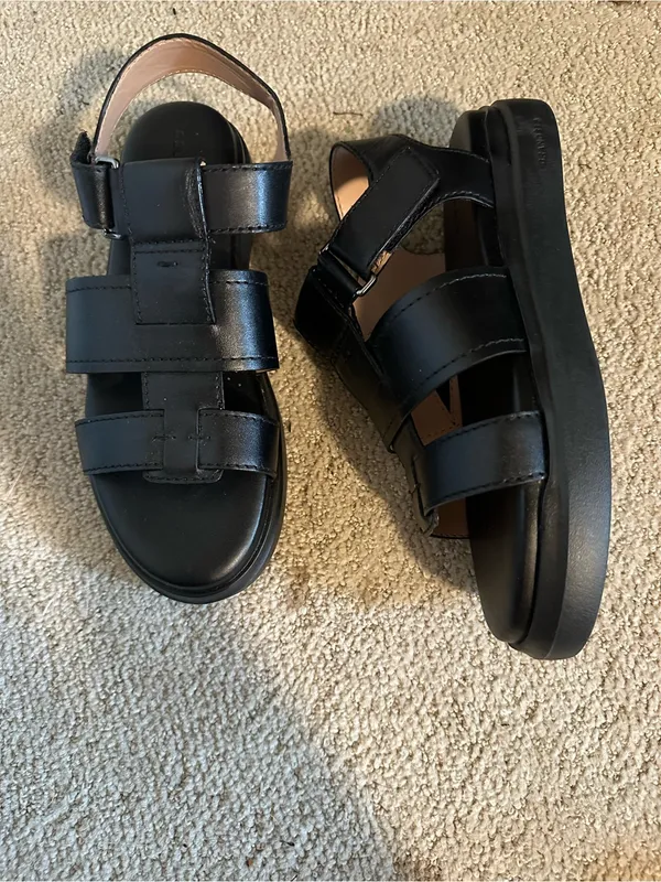 NWOT Cole Haan Grandpro Rally Fisherman Sandal black 7.5 - Image 2