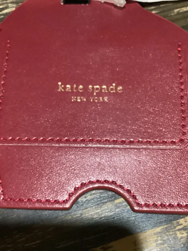 kate spade pink elephant luggage tag - Image 3