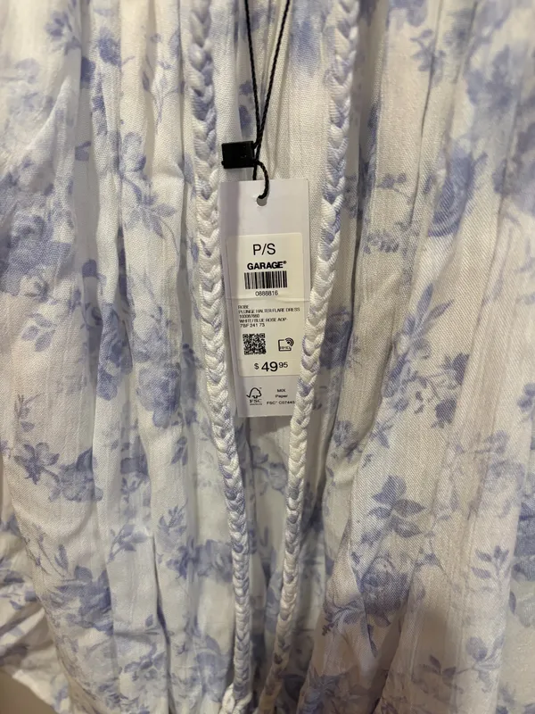 Garage Halter Dress White - Image 5