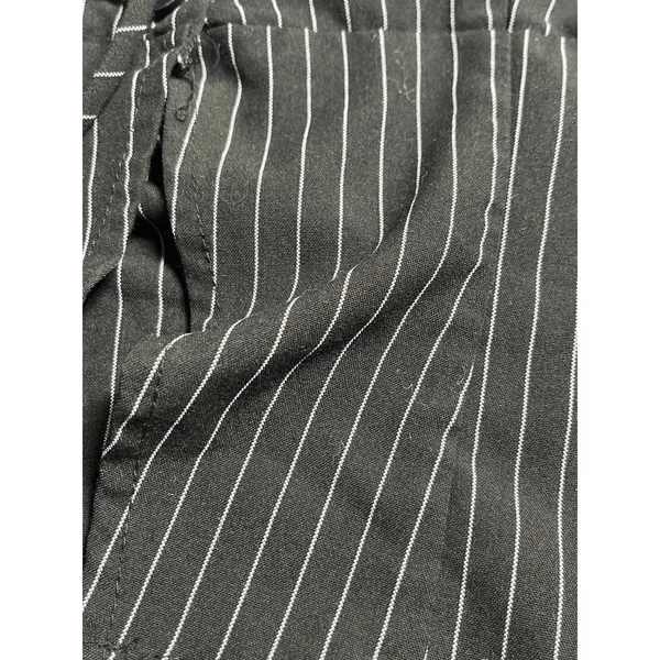 Princess Polly Women's Black Striped Halter Split Sweetheart Blouse Crop Top 10 - Image 5