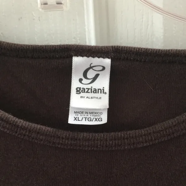 FINAL MARKDOWN Classic gaziani tee xl Brown - Image 3