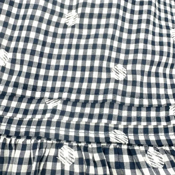 MADEWELL Embroidered Tiered Pull-on Mini Skirt Gingham Check Women’s S - Image 12