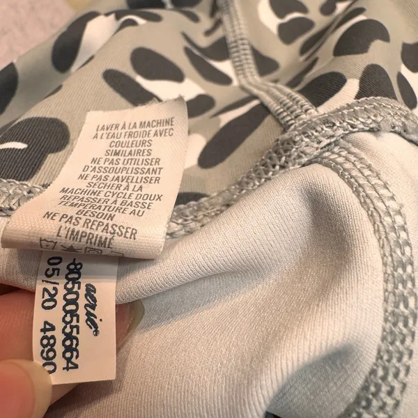 Aerie‎ Offline Goals Hi-Rise 7/8 Leggings Leopard Print Athleisure Size Medium - Image 6