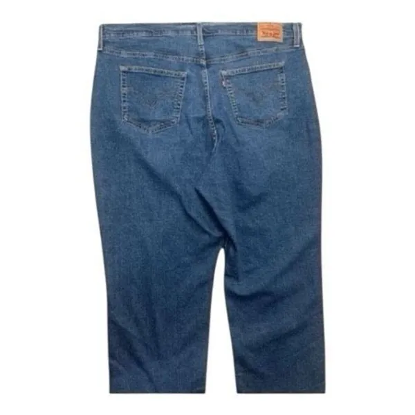 Levi’s Women RIBCAGE Blue Super High Rise Ankle Jeans Plus Size 22W Stretch - Image 6