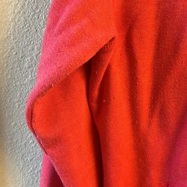 The North Face Pink and White Full Zip Hoodie Size Large - Image 4