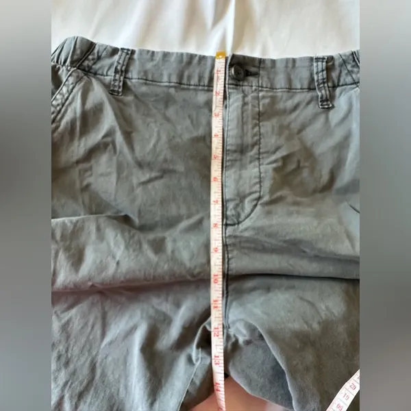 Old Navy Womens Large Gray High-Rise OG Chino Pants w/ Elastic Waist - Image 5