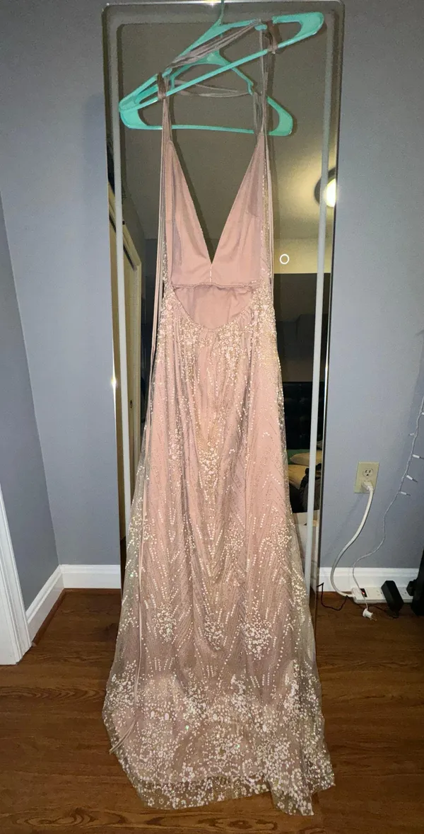 Showpo Pink Rose Dress - Image 2