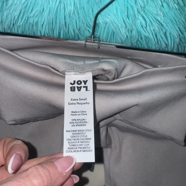 JoyLab Gray Leggings‎ with Relaxed Fit and Elastic Waistband - Image 4