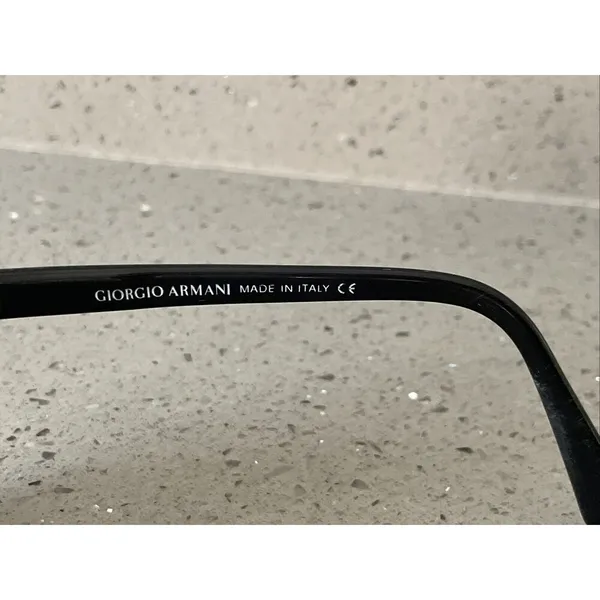 GIORGIO ARMANI SUNGLASSES EYEGLASSES FRAMES ONLY oval black 2536 020 62-17-120 - Image 5