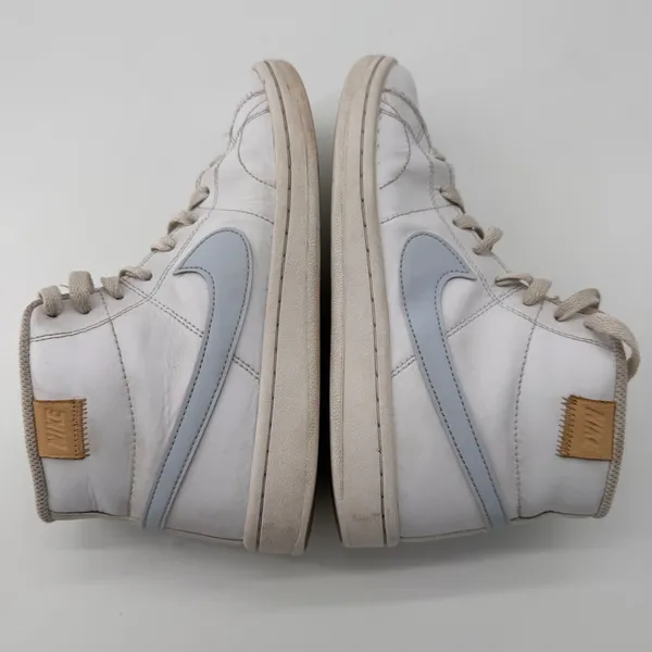 Nike‎ Court Royale 2 Mid Shoes Womens Sz 7.5 White Blue Sneakers - Image 11