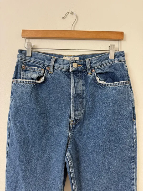 {28} We the Free Free People Lasso Denim Jeans Straight Leg - Image 5