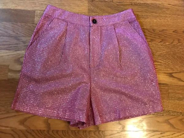 Sans Souci sparkly Pink short size M - Image 2