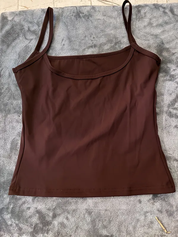 XLLAIS Sexy Backless Women Tank Top, Elastic Casual Spaghetti Strap Camisole Summer - Image 3