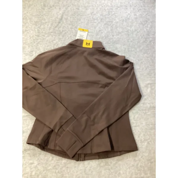 Members Mark Womens Extra-Warm Jacket Brown Full Zip Thumbholes Medium NWT‎ - Image 5