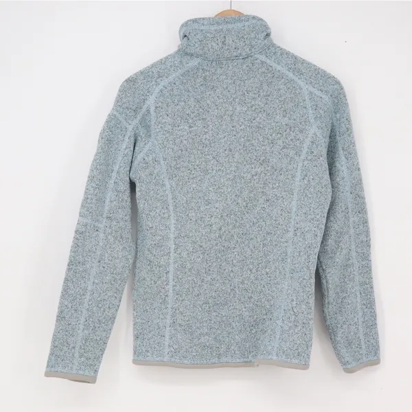 Patagonia Pullover Womens S Better Sweater Light Blue Heather 1/4 Zip Excellent - Image 5