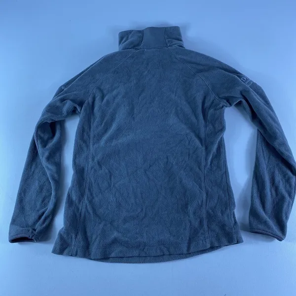 Columbia Jacket Women's‎ Medium Grey Full Zip Fleece Sweater Ladies Health Logo - Image 6