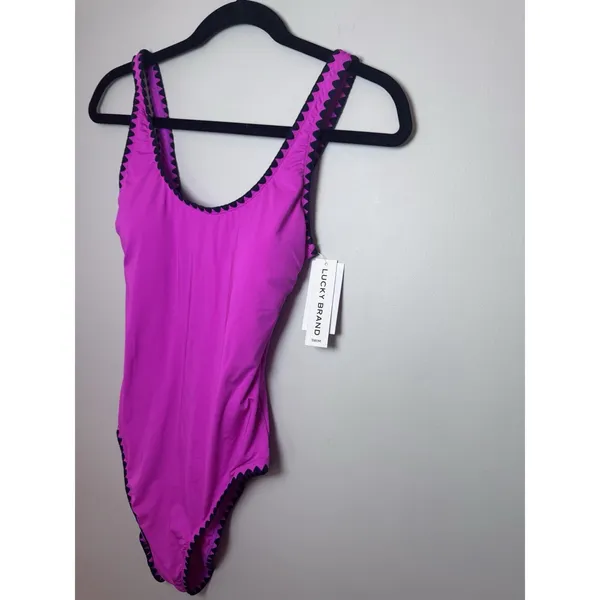Lucky Brand Spring Romantic Shell Stitch One-Piece EB1823 Womens Size S NWT - Image 10