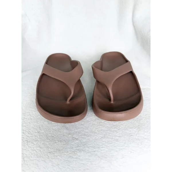 CALIA Women's Molded Flip Flops Size 10 Cinnamon Thong Foamy Bottoms - Image 4
