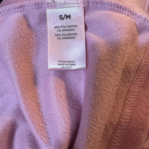 Vintage Y2K Juicy‎ Couture Pink Velour Robe Size S/M Rhinestone Logo - Image 8