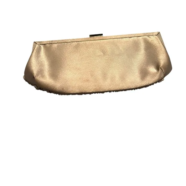 Silver Evening Clutch Convertible Crossbody Bag - Image 2