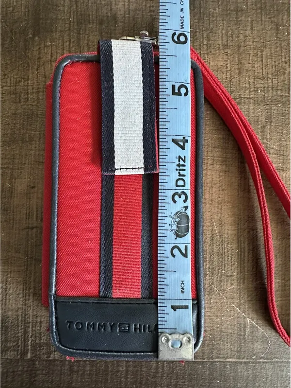 Tommy Hilfiger Red Wristlet Wallet - Image 4