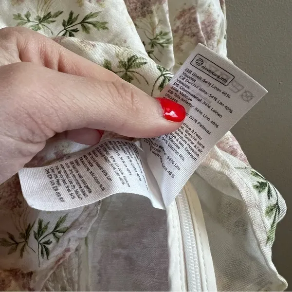 ✨‎ & Other Stories Women’s White Linen Blend Floral 0 - Image 7