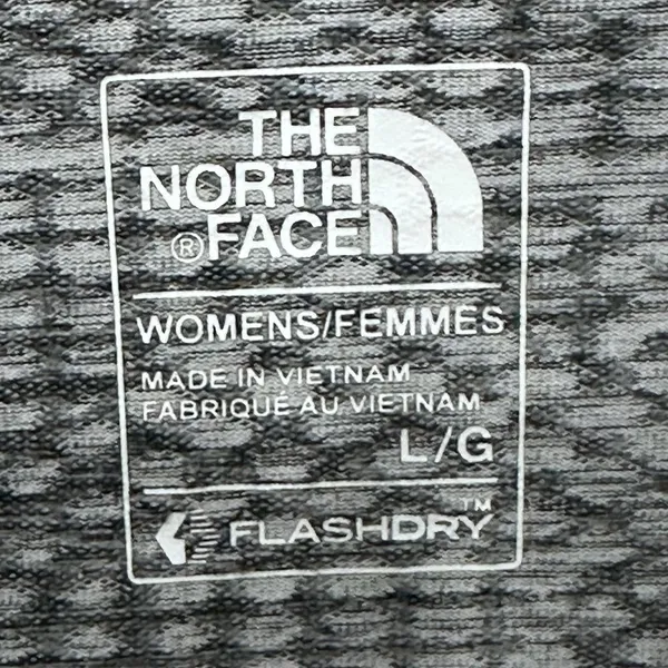 The North Face Womens Large Flash Dry Pullover Hoodie Gray Performance‎ Athletic - Image 8