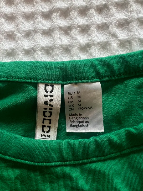 H&M Green Shirt - Image 2