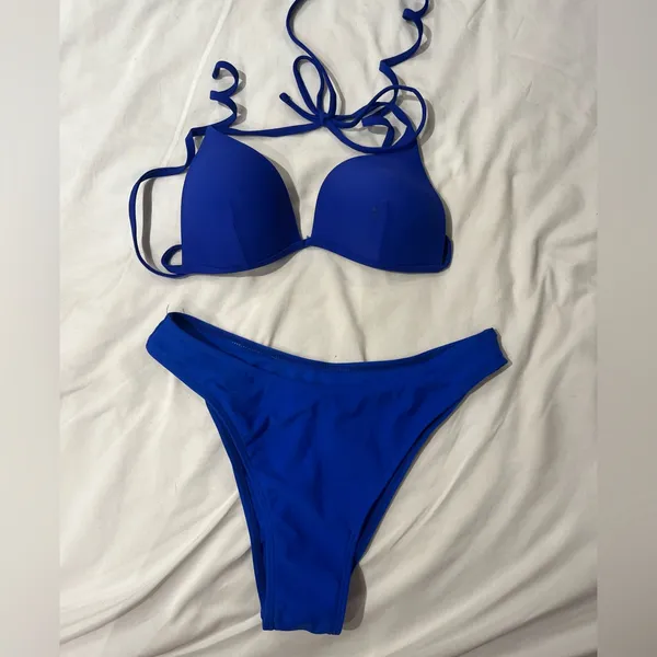 Blue Women's Bikini Set - Image 2