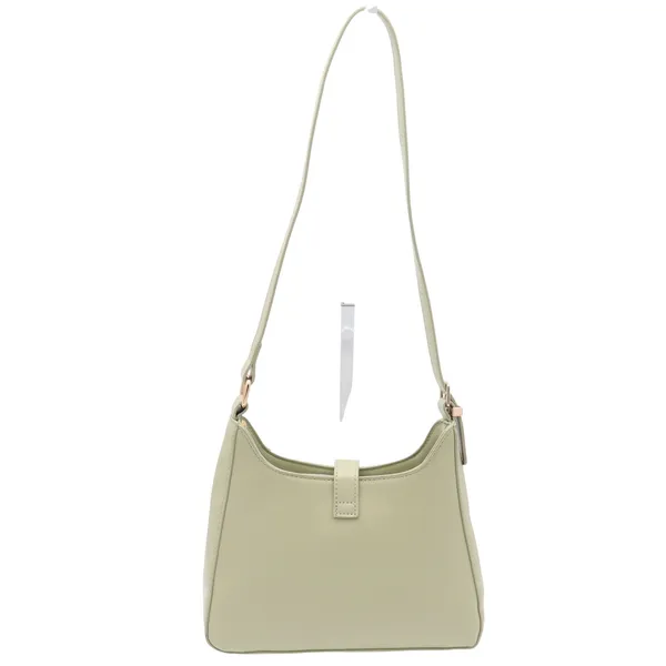 Unbranded Shoulder Bag Womens Medium Hobo Sage Green Gold Clasp Excellent - Image 2