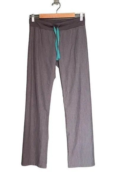 Figs Livingston Basic Scrub Pants Yoga Waistband Straight Leg Gray Size XXS 2XS - Image 2