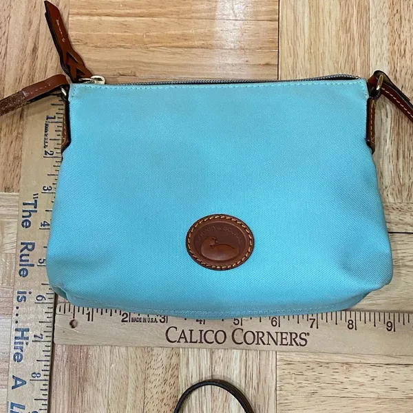 DOONEY & BOURKE Nylon Crossbody Pouchette Bag in Light Blue - Image 7