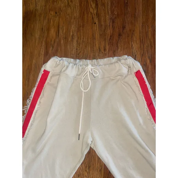 STARK X Jo $155 *BEIGE COLOR* Drawstring Sweatpant - Image 3