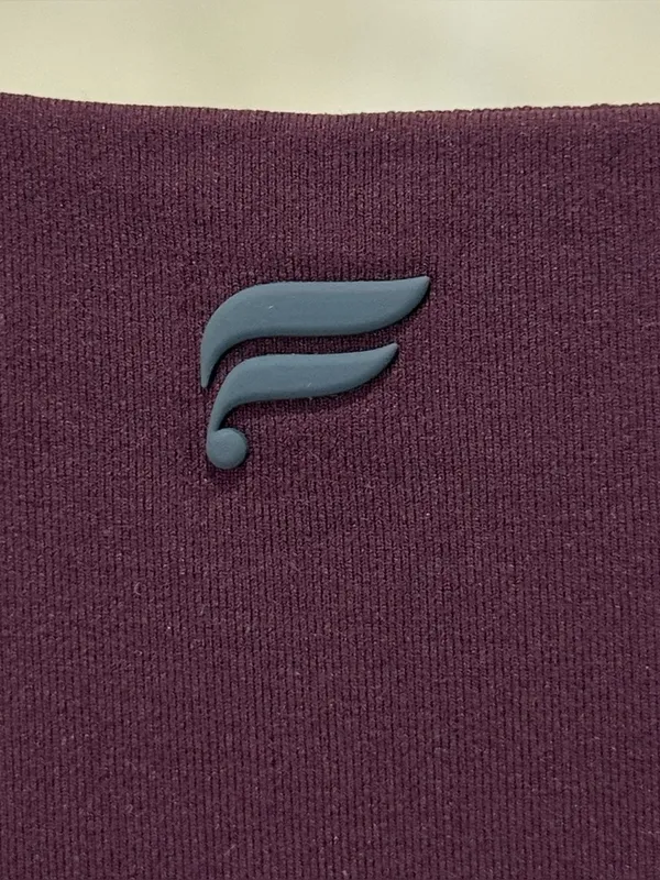 Fabletics Strappy Seamless Maxi Dress Small Oxblood Burgundy Bodycon Minimal - Image 7