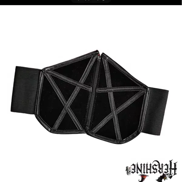 Black Gothic Corset Belt - Image 6