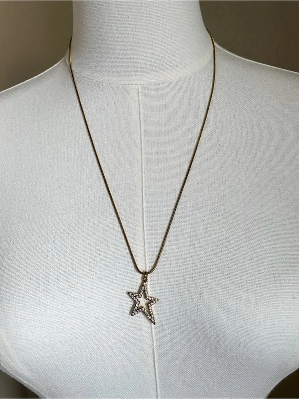 Leopard Boutique Goddess Charm Star Pendant with 18K Gold Over Sterling Silver - Image 3