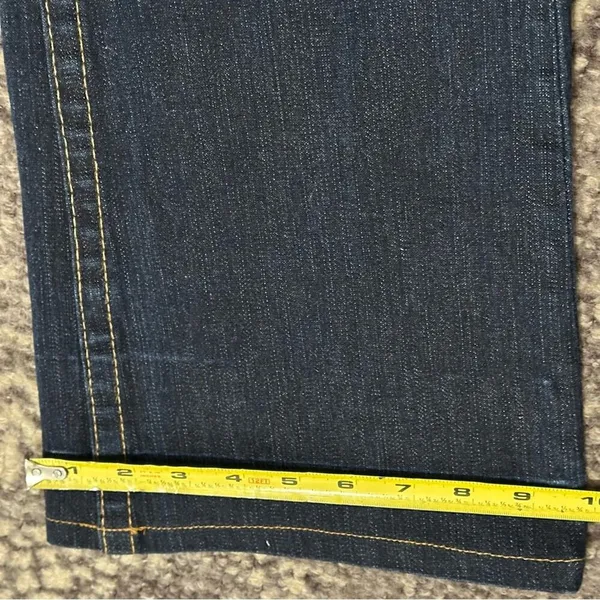 True Religion Denim Vintage Size 25 Dark Blue Wash WC92358QV Candice Flare Jeans - Image 12
