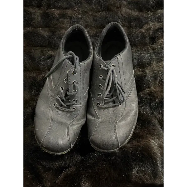 Doc dr Martens Greig sz 10 M Black Leather Air Wair Lace Up Oxford Sneaker - Image 2