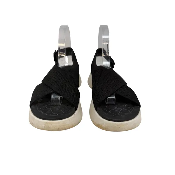 VIVAIA AdaptAll‎ Black Knit Slingback Sport Comfort Sandals 38.5 US 7.5 - Image 4