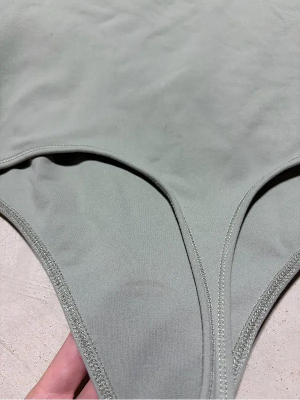 Abercrombie & fitch soft collection Sage Green Women’s bodysuit tank top XS - Image 3