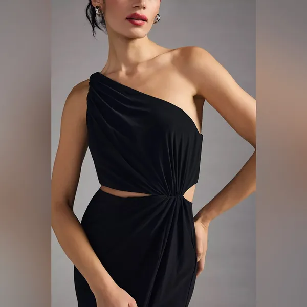 Mac‎ Duggal One-Shoulder Cutout Dress size 6 - Image 4