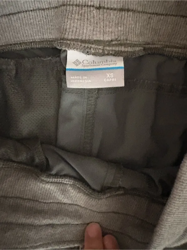 Columbia Dark Gray Drawstring Jogger Pants with Side Utility Pocket - Image 2