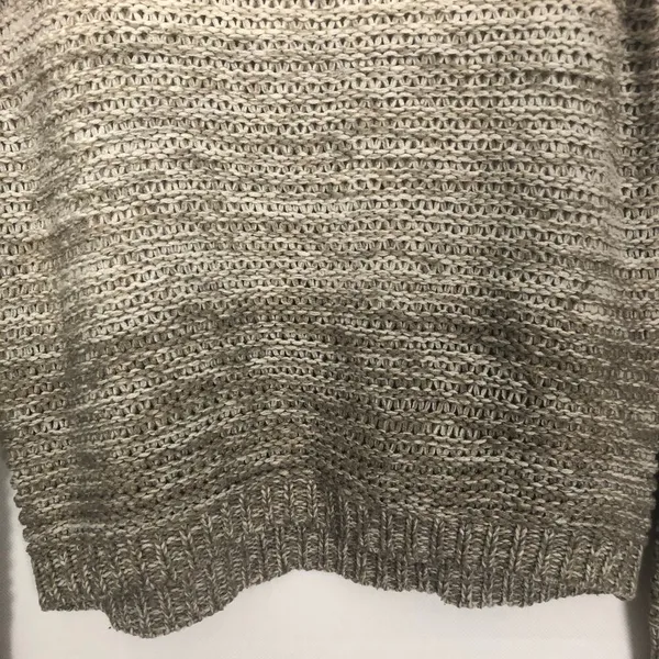 Quinn Open Knit Pullover Crop Sweater Brown - Image 5
