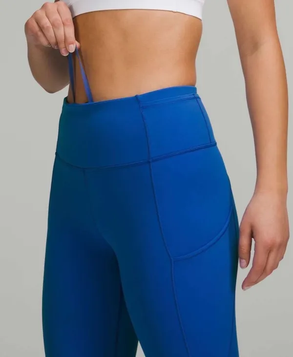 Lululemon Fast and Free High-Rise Crop 23" Blazer Blue Tone 6 - Image 8