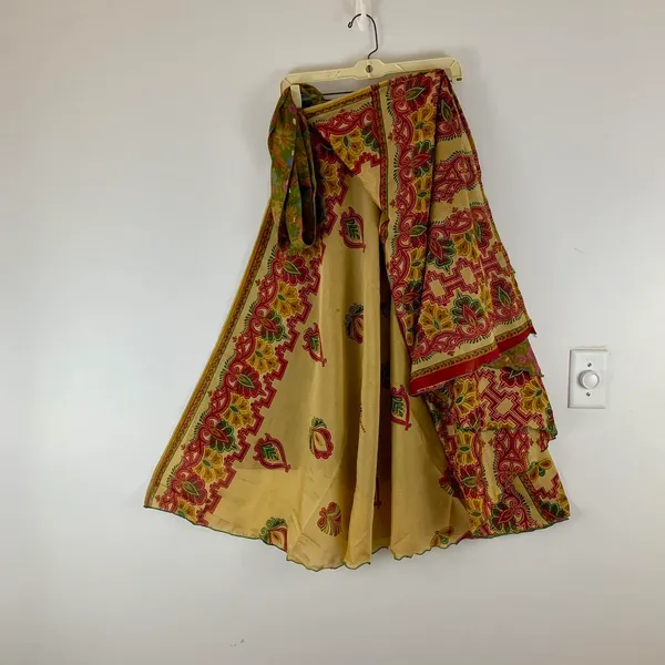 Reversible Maxi Wrap Skirt BINS905 Multiple - Image 2