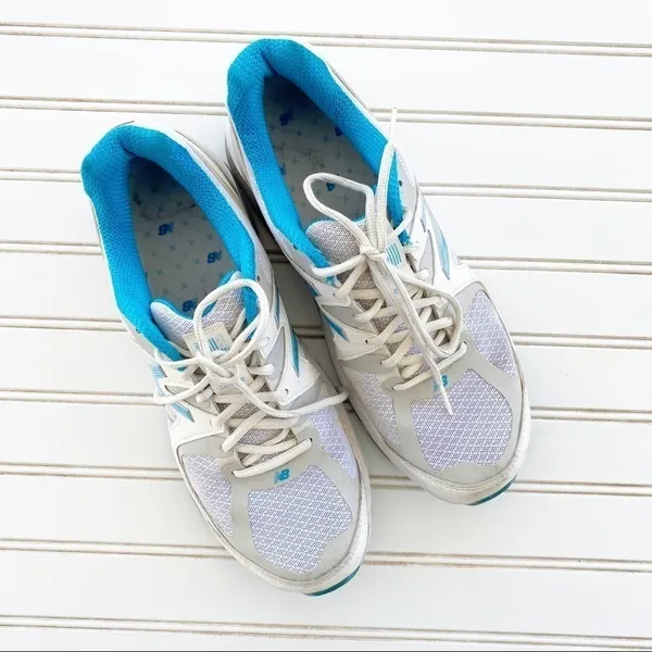 New Balance 1540v2 Running Shoes White Grey Blue Made in USA Sneakers - Image 2
