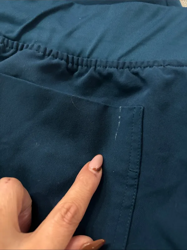 FIGS Zamora Jogger Scrub Pants Women’s Deep Reef Blue Medical Uniform Size S/P - Image 7
