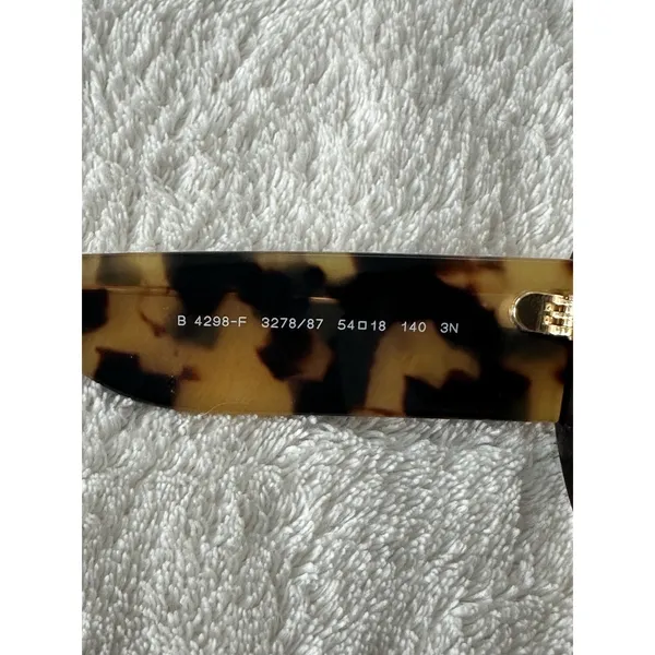 BURBERRY Tortoise Sunglasses Made In Italy~B4298-F~Cat Eye Shades Sunnies &Case - Image 7