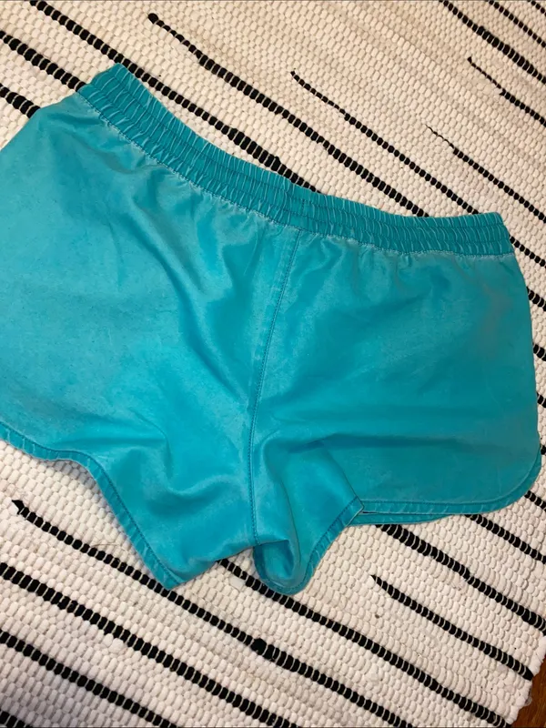 Salt Life Women's Teal Drawstring Athletic Swim Shorts - Image 7